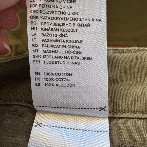 Brixton‎ Alameda Relaxed Carpenter Pants Olive Green Size 25 Womens Utility Edgy - Picture 12 of 16